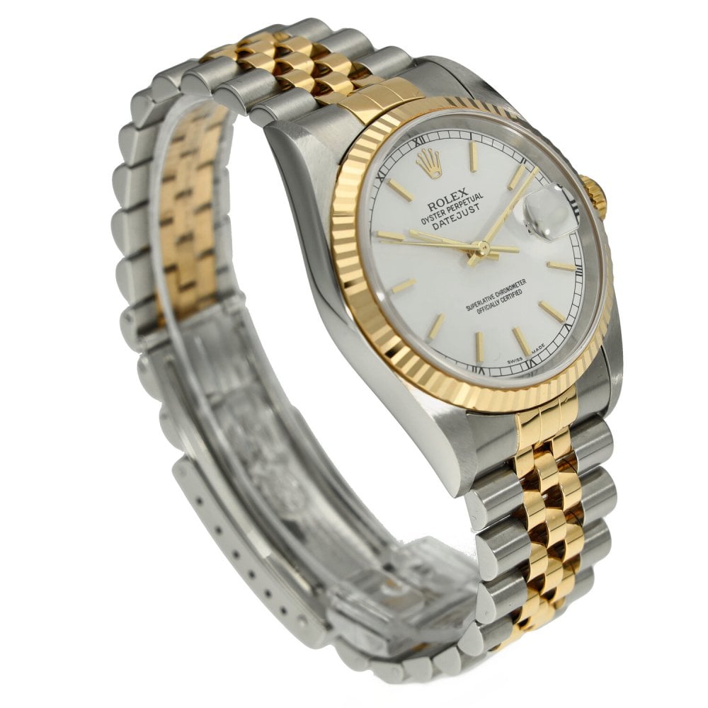 Datejust 36 16233 - White Dial - 2001