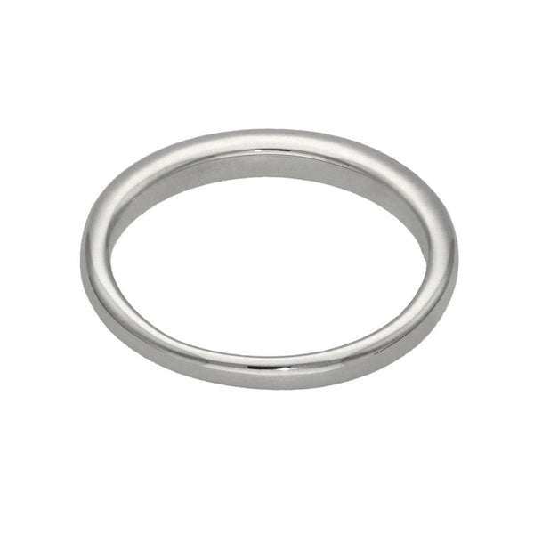 Ladies 9ct White Gold Diamond Set Half Eternity Ring - Size K