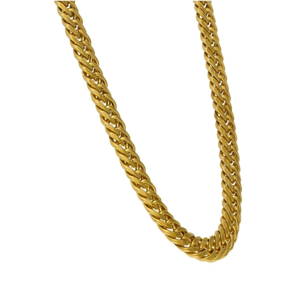 9ct Yellow Gold Curb Chain - 20" - 63.3g