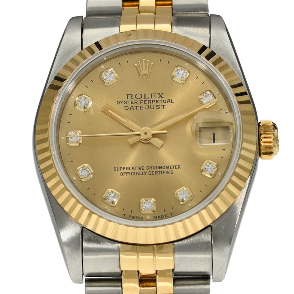 Datejust 68273 - Midsize Watch - Diamond Dial - 1996