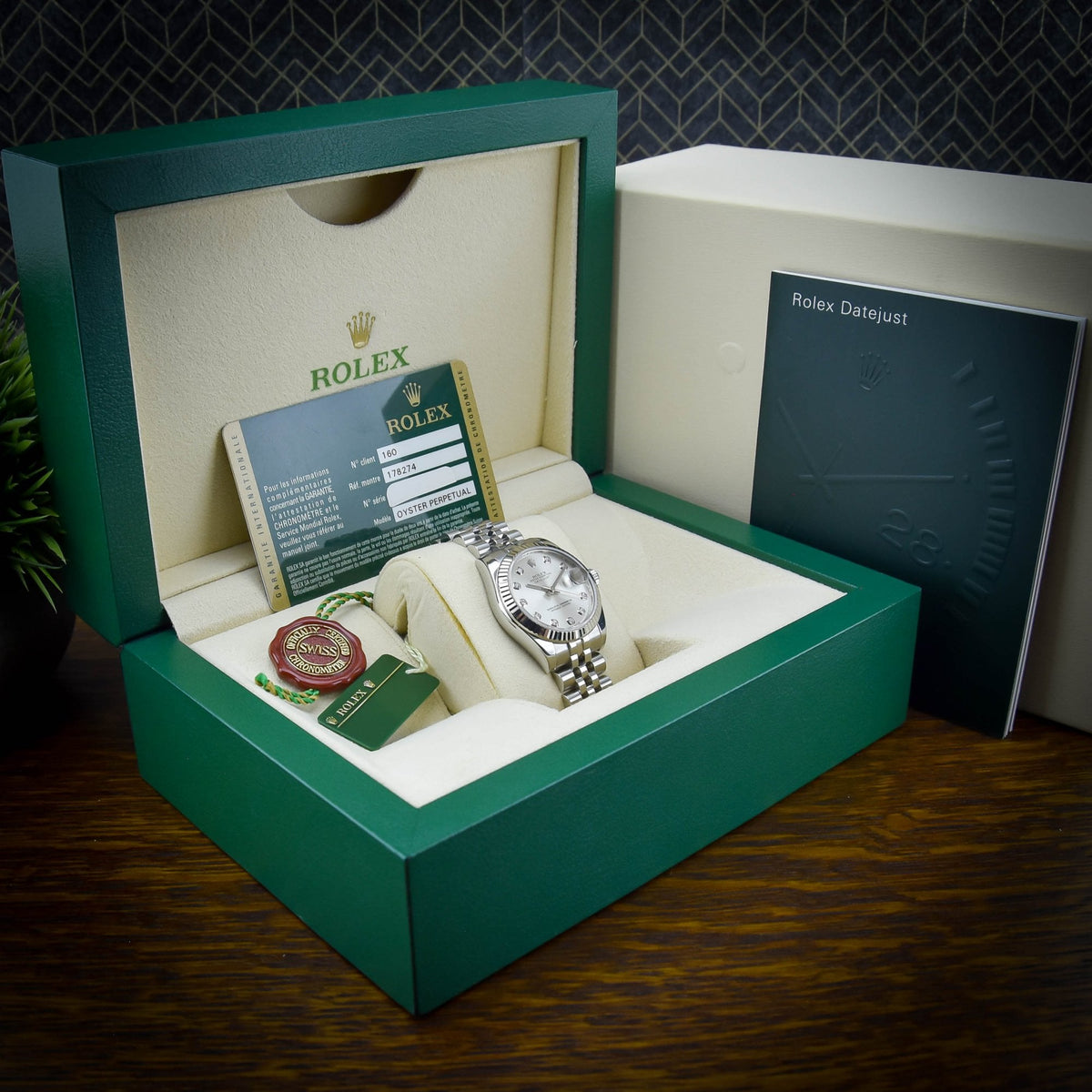 Datejust 31 178274 - Silver Diamond Dial - 2012
