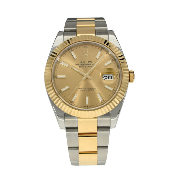 Datejust 41 126333 - Champagne Baton Dial - 2021
