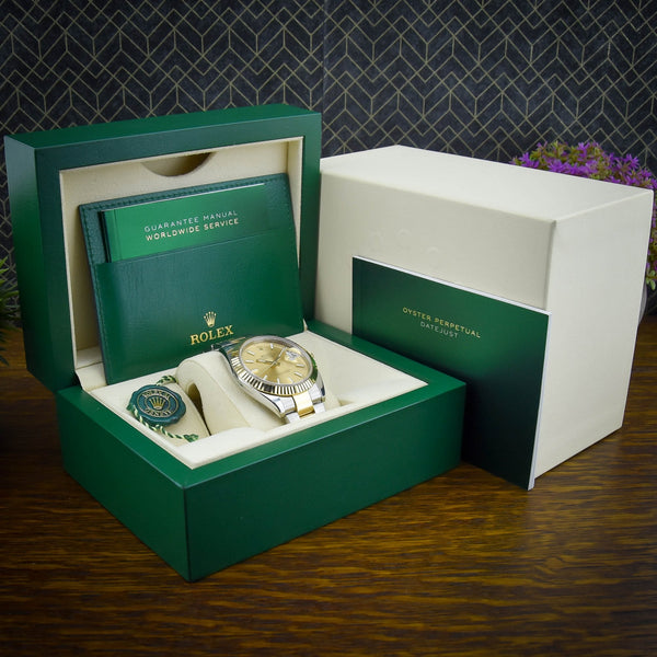 Datejust 41 126333 - Champagne Baton Dial - 2021