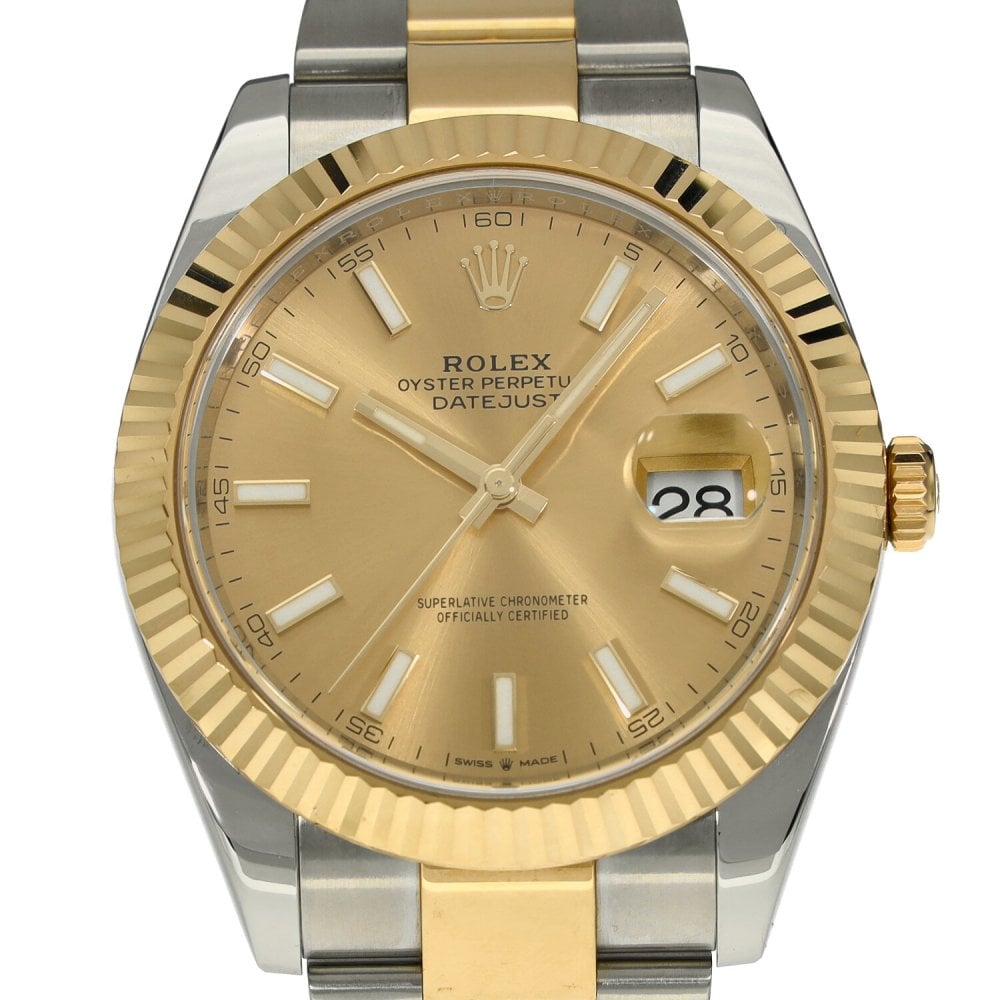 Datejust 41 126333 - Champagne Baton Dial - 2021