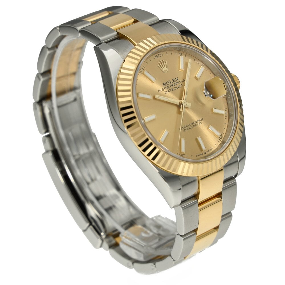 Datejust 41 126333 - Champagne Baton Dial - 2021