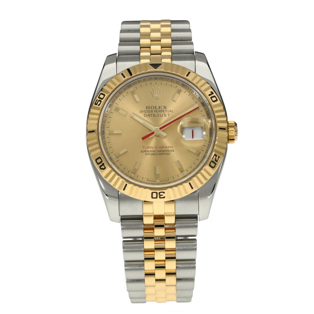 Datejust Turn-O-Graph 116263 - Champagne Dial - 2005