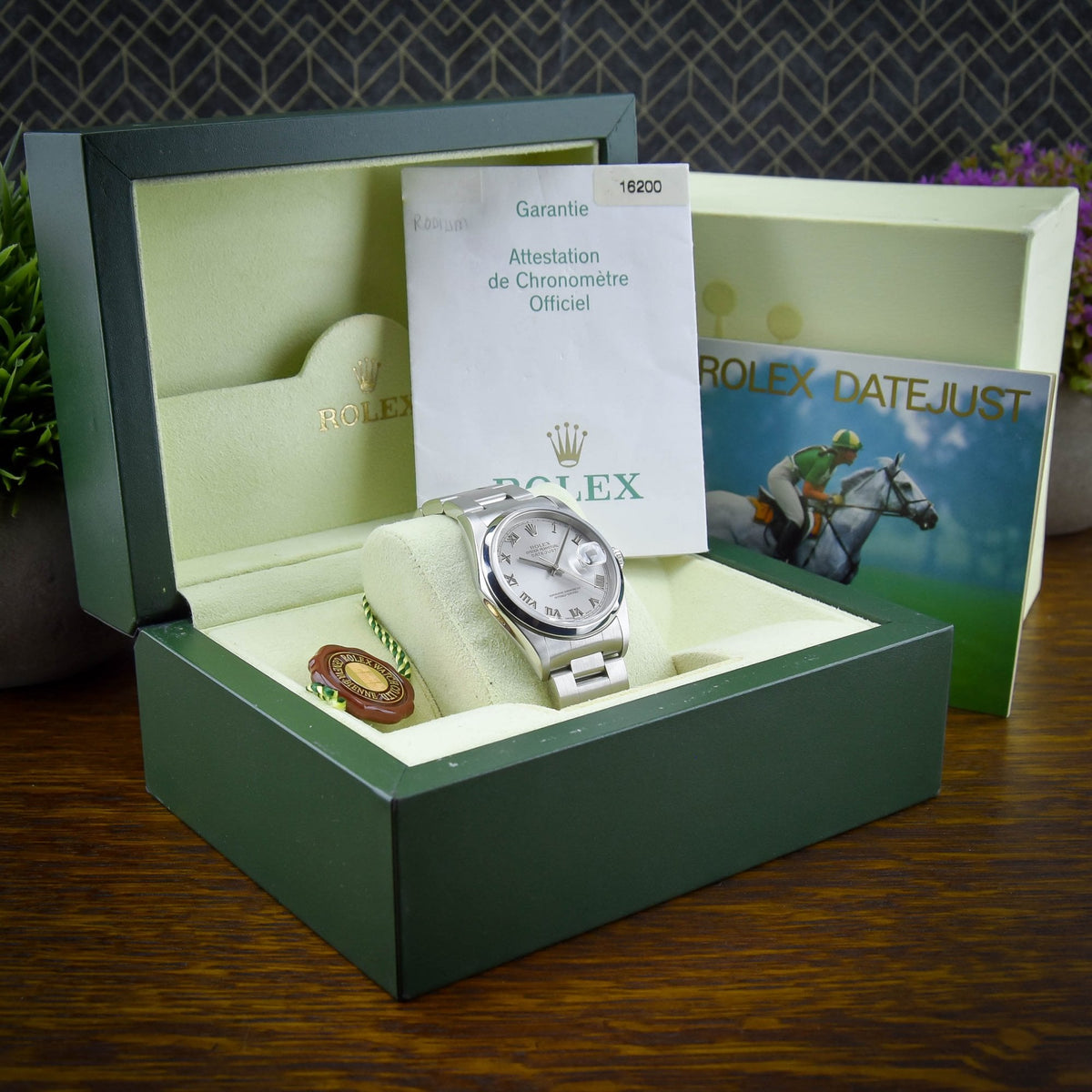 Datejust 16200 - Gents Watch - Silver Dial - 2003