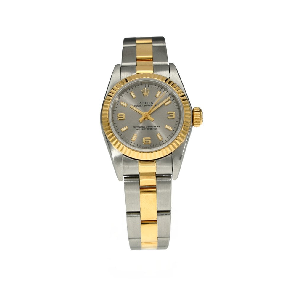 Oyster Perpetual 67193 - Ladies Watch - Grey Dial - 1995