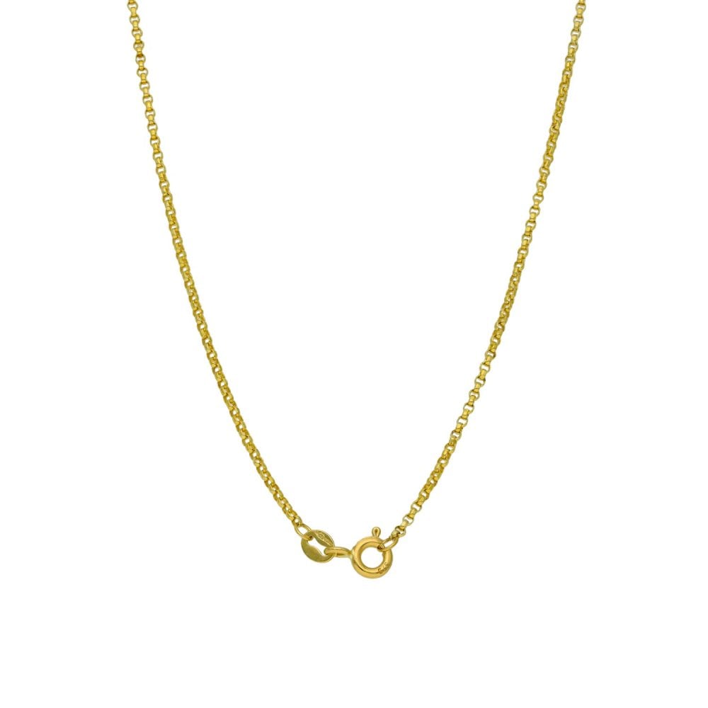 18ct Yellow Gold Diamond Pendant & Chain - 18" - 0.25ct