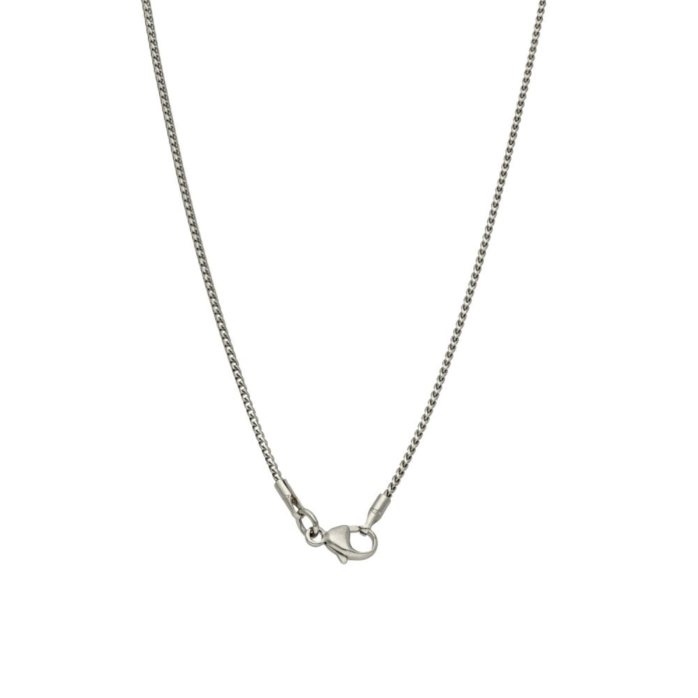 Ladies 18ct White Gold Oval Pink Tourmaline Pendant & Chain