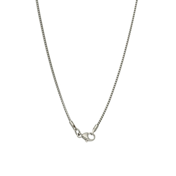 Ladies 18ct White Gold Oval Pink Tourmaline Pendant & Chain
