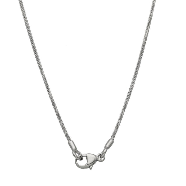 Ladies 18ct White Gold Diamond Pendant & Chain - 0.28ct
