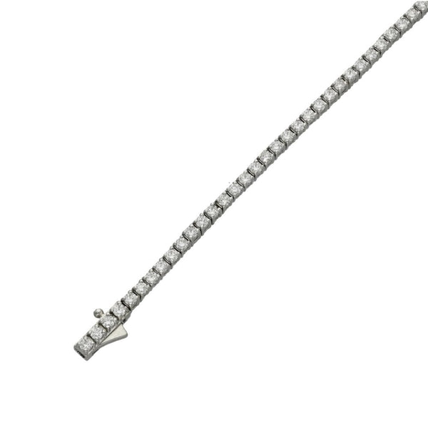 Ladies 18ct White Gold Diamond Tennis Bracelet - 2.10ct - 7"