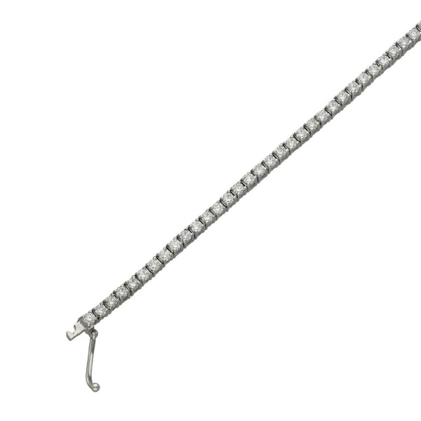 Ladies 18ct White Gold Diamond Tennis Bracelet - 2.10ct - 7"