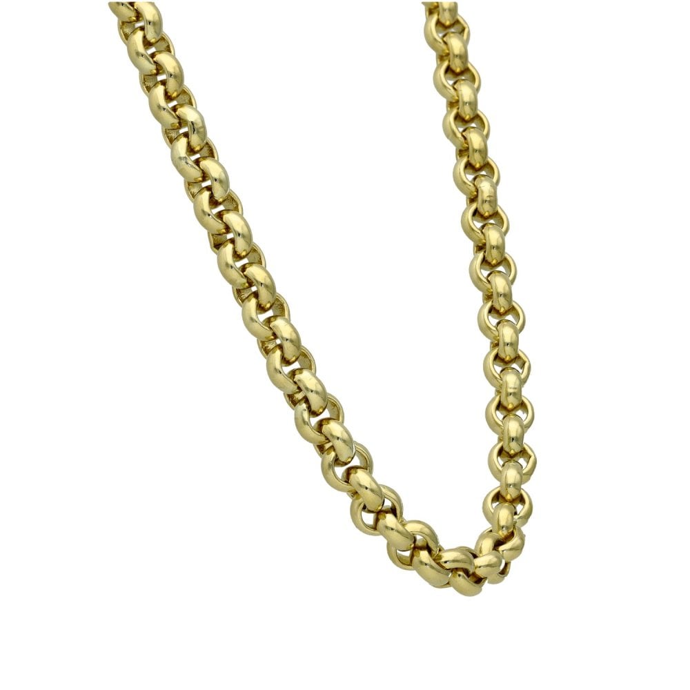 9ct Yellow Gold Heavy Belcher Chain - 20" - 81.1g