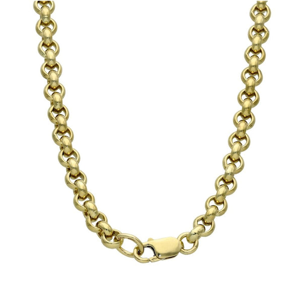 9ct Yellow Gold Heavy Belcher Chain - 20" - 81.1g