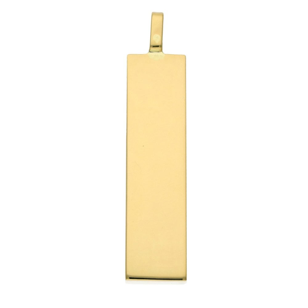 9ct Yellow Gold Ingot Pendant - 34.6g