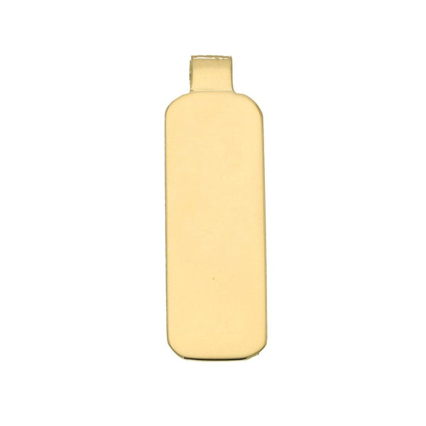 9ct Yellow Gold Ingot Pendant - 16.8g