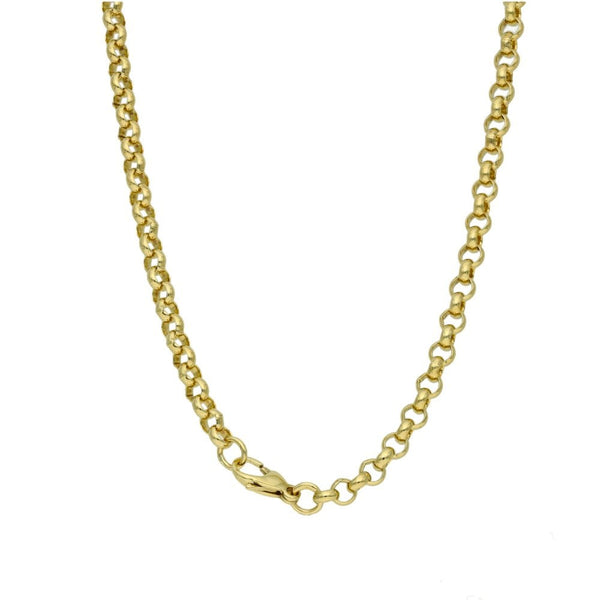 9ct Yellow Gold Belcher Chain - 18" - 16.9g