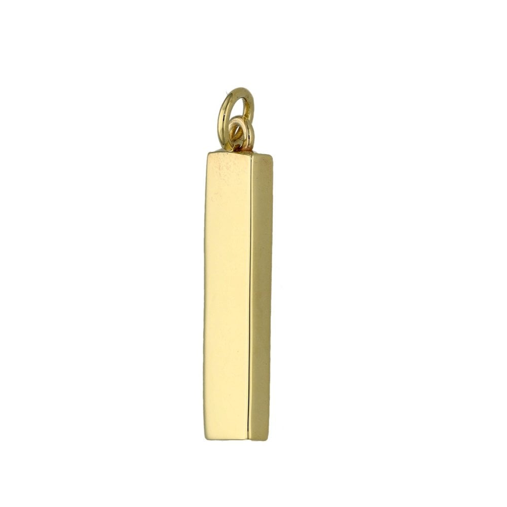 9ct Yellow Gold Ingot Pendant - 2.3g