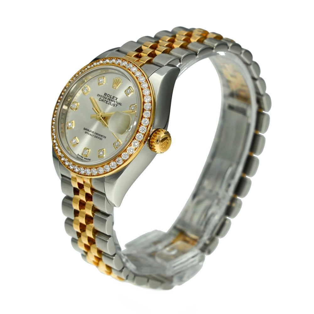 Datejust 28 279383RBR - Ladies Watch - Diamond Bezel - 2017