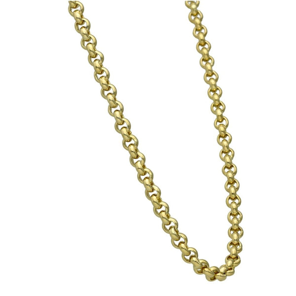 9ct Yellow Gold Solid Belcher Chain - 20" - 40.2g