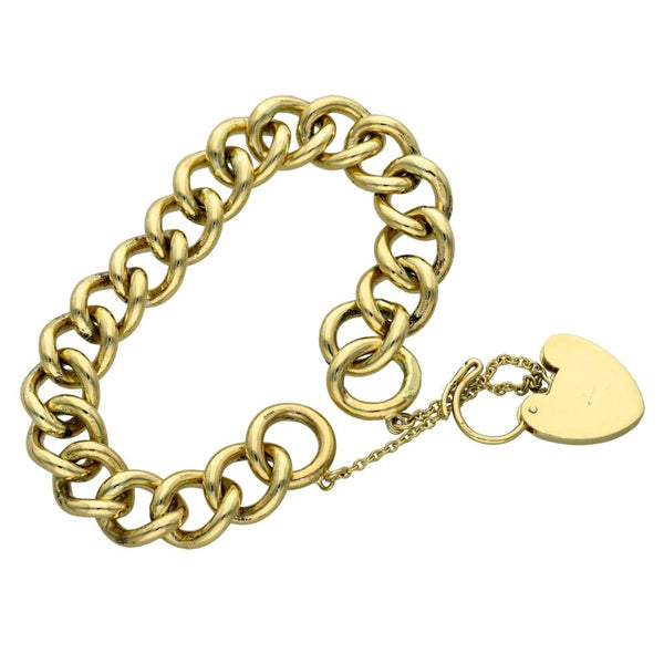9ct Yellow Gold Curb Bracelet - 54.7g