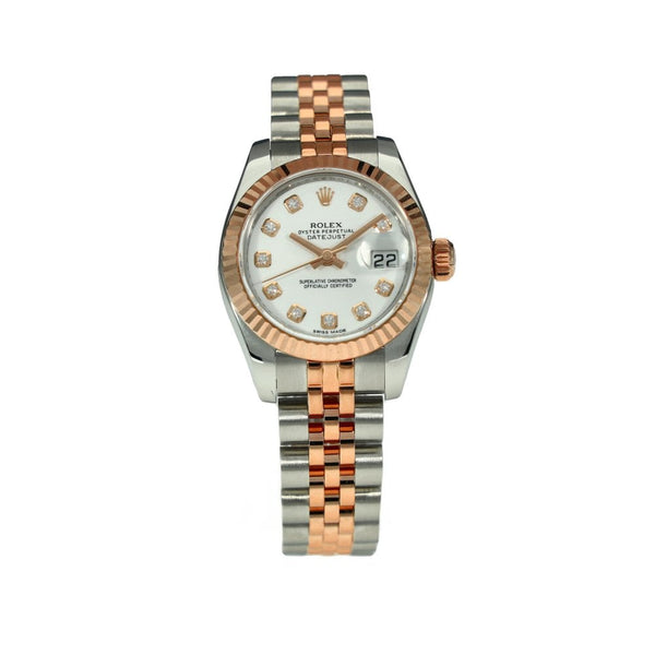 Datejust 179171 - Ladies Watch - White Diamond Dial - 2013