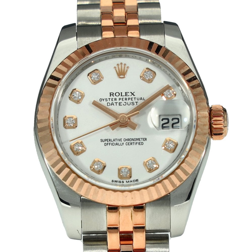 Datejust 179171 - Ladies Watch - White Diamond Dial - 2013