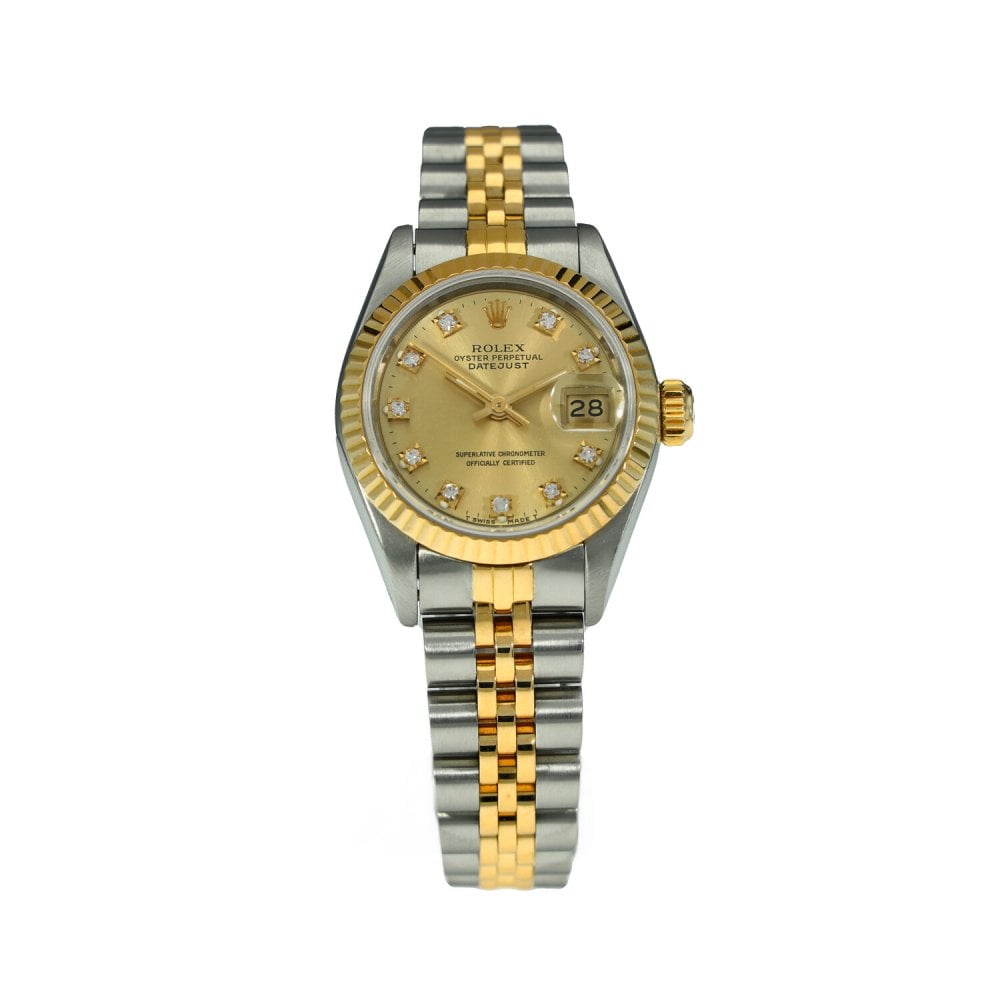 Datejust 69173 - Ladies Watch - Champagne Diamond Dial - 1988