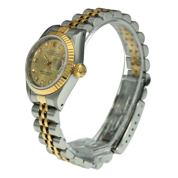 Datejust 69173 - Ladies Watch - Champagne Diamond Dial - 1988