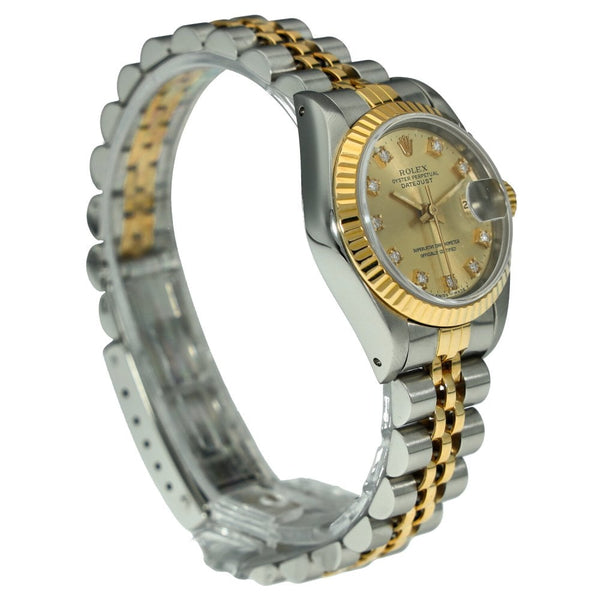 Datejust 69173 - Ladies Watch - Champagne Diamond Dial - 1988