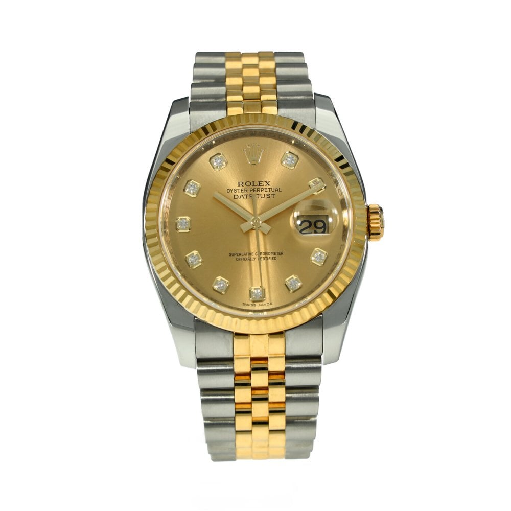 Datejust 116233 - Gents Watch - Diamond Dial - 2012