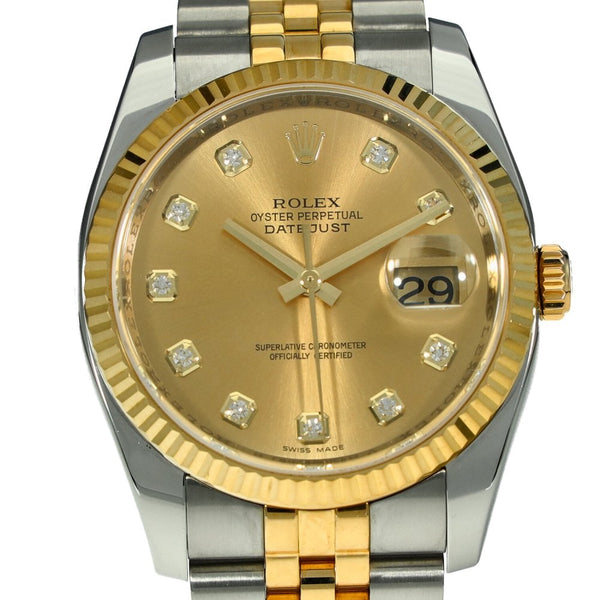 Datejust 116233 - Gents Watch - Diamond Dial - 2012