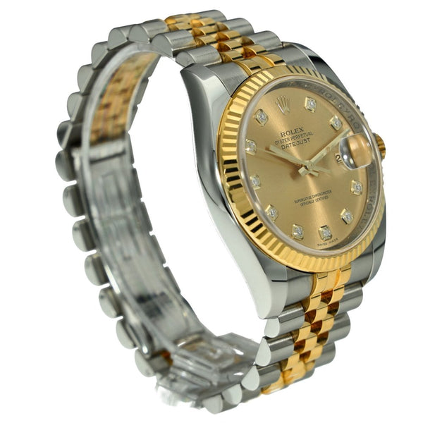 Datejust 116233 - Gents Watch - Diamond Dial - 2012