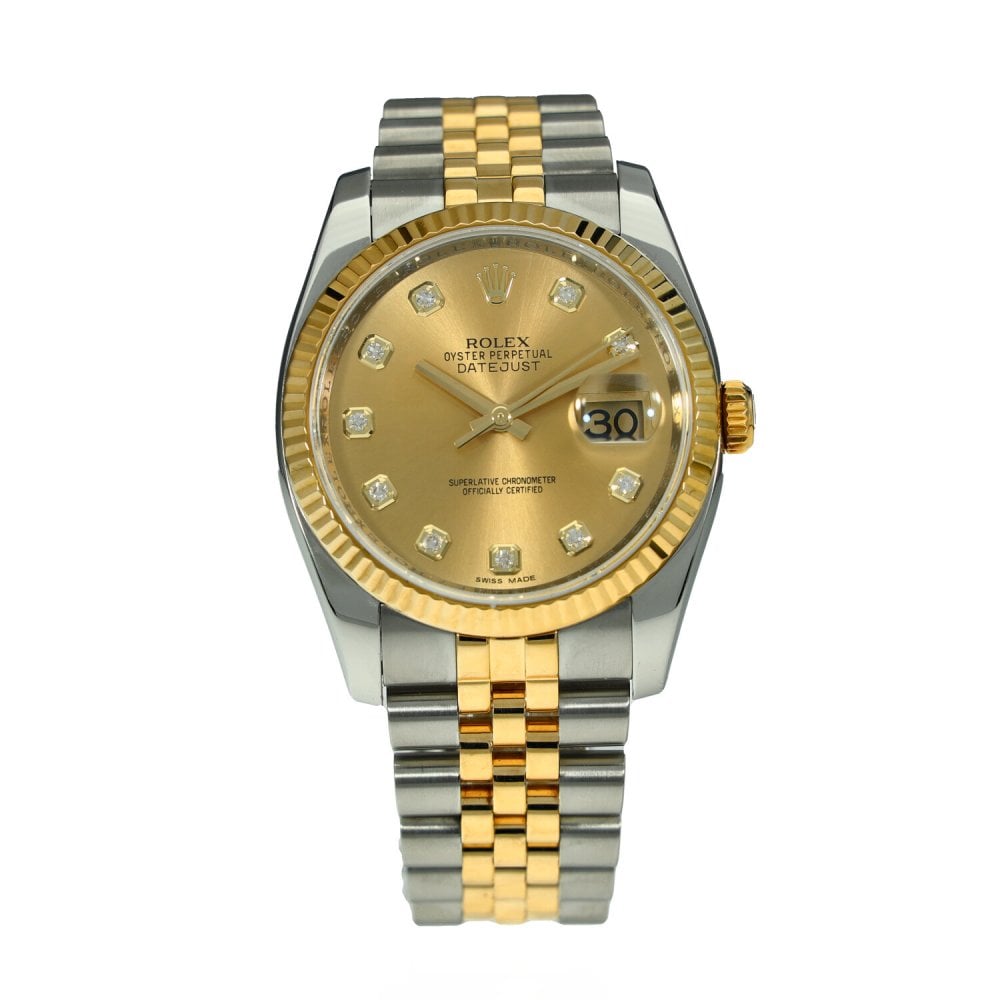 Datejust 116233 - Gents Watch - Diamond Dial - 2012
