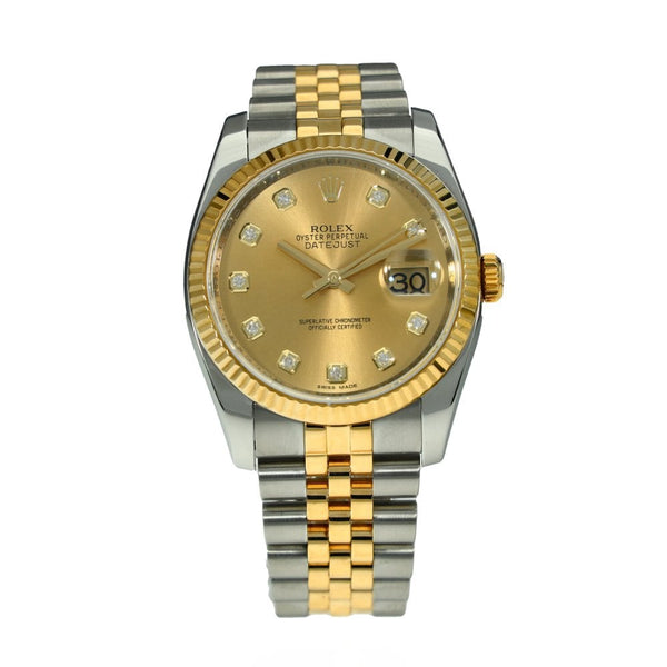 Datejust 116233 - Gents Watch - Diamond Dial - 2012