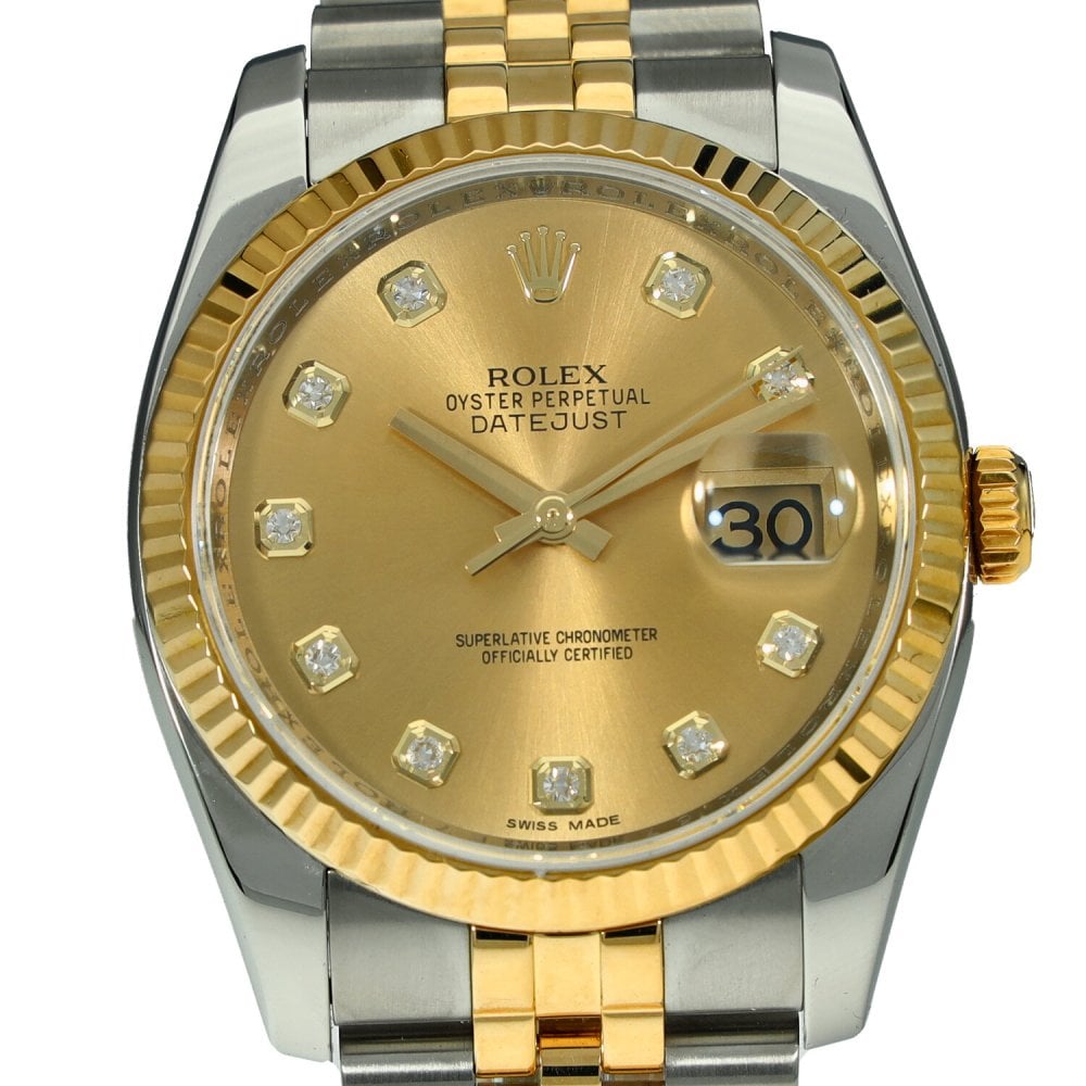 Datejust 116233 - Gents Watch - Diamond Dial - 2012