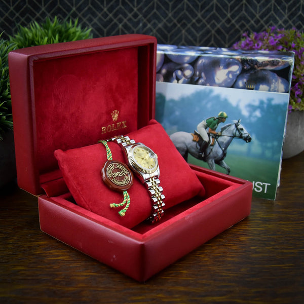 Datejust 69173 - Ladies Watch - Champagne Diamond Dial - 1988