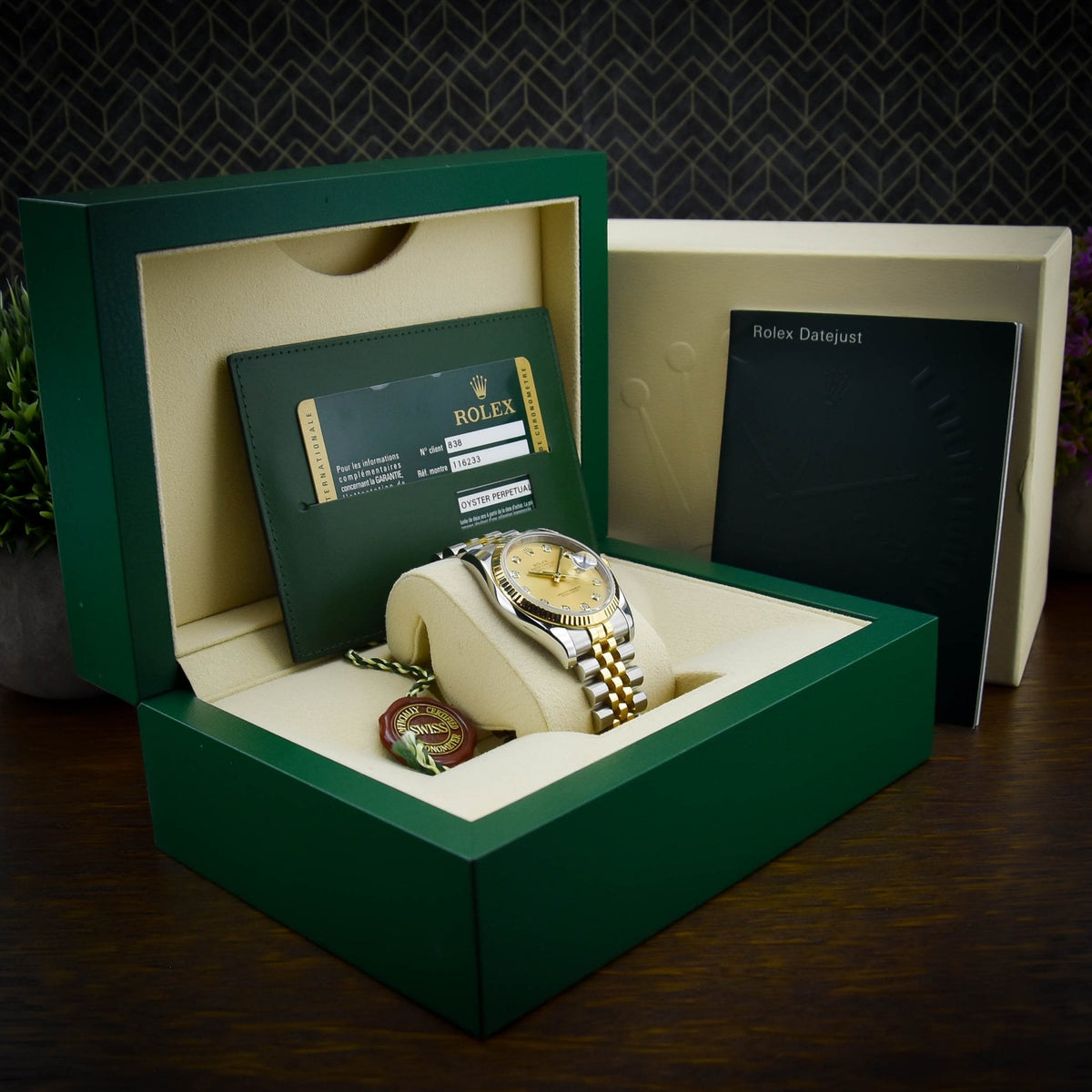 Datejust 116233 - Gents Watch - Diamond Dial - 2012