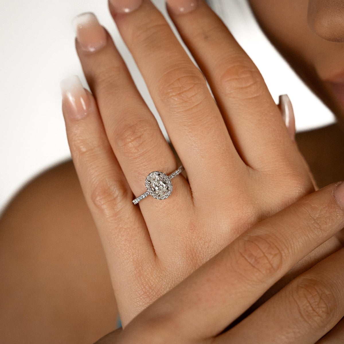 Ladies GIA Certified 1.10ct Diamond Platinum Ring - Colour G