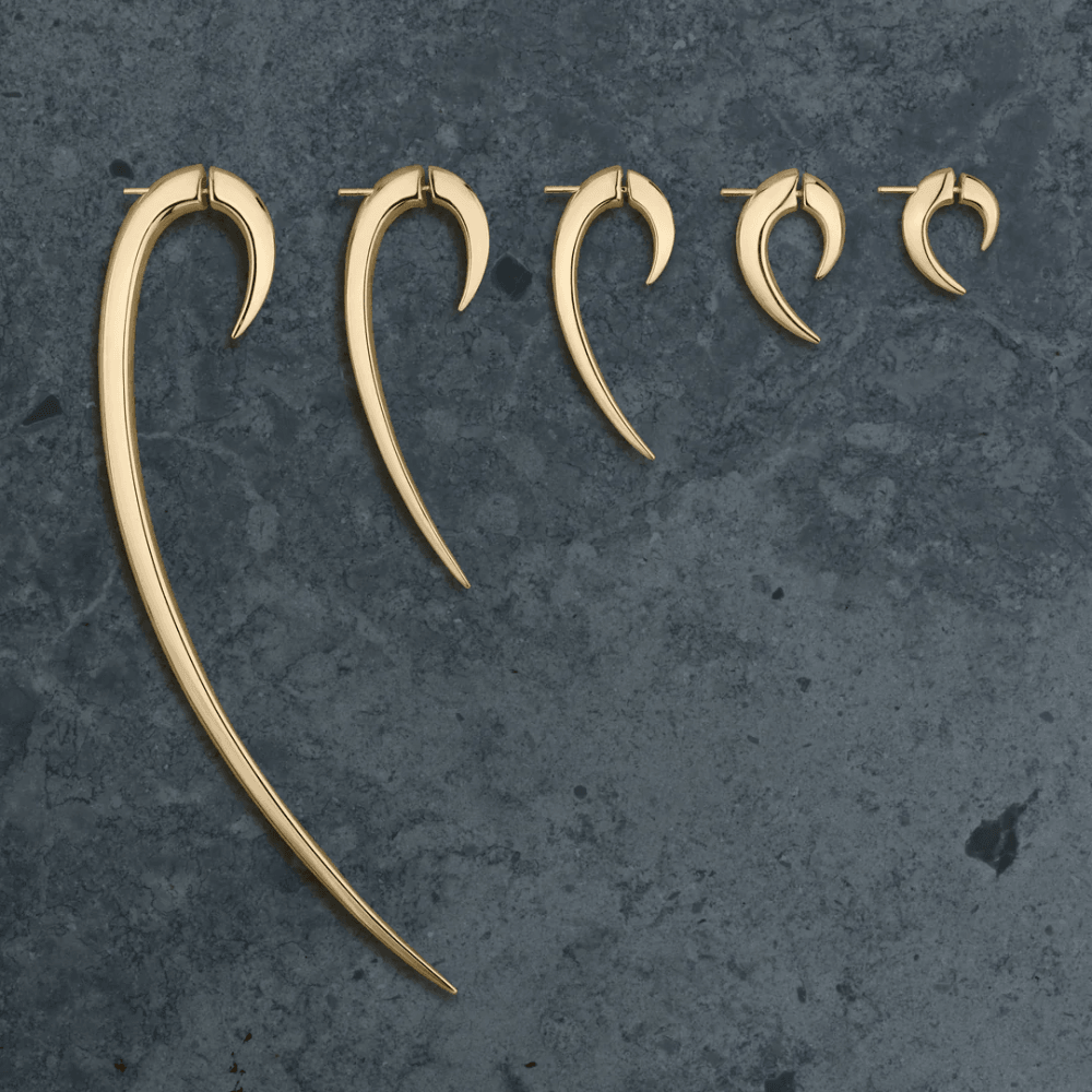 Hook Size 2 Earrings - Yellow Gold Vermeil