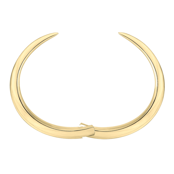 Sabre Deco Yellow Gold Vermeil Cuff Bangle