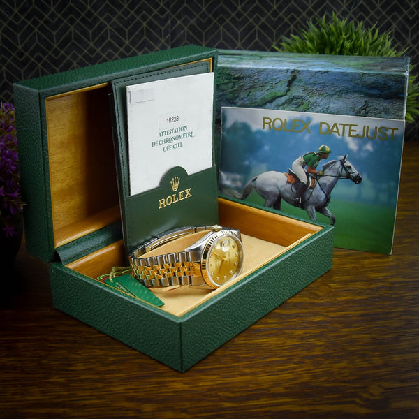 Rolex Datejust 16233 - Gents Watch - Diamond Dial - 2002