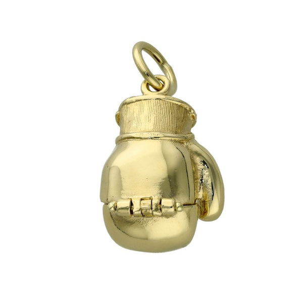 9ct Yellow Gold Boxing Glove Pendant - 14.1g
