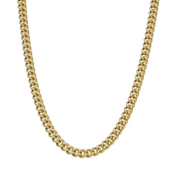 9ct Rose Gold Curb Chain - 24" - 30.6g