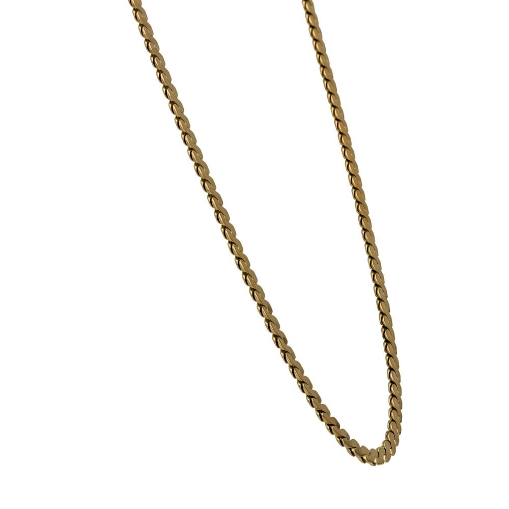 9ct Yellow Gold Fancy-Link Chain - 20" - 14.5g