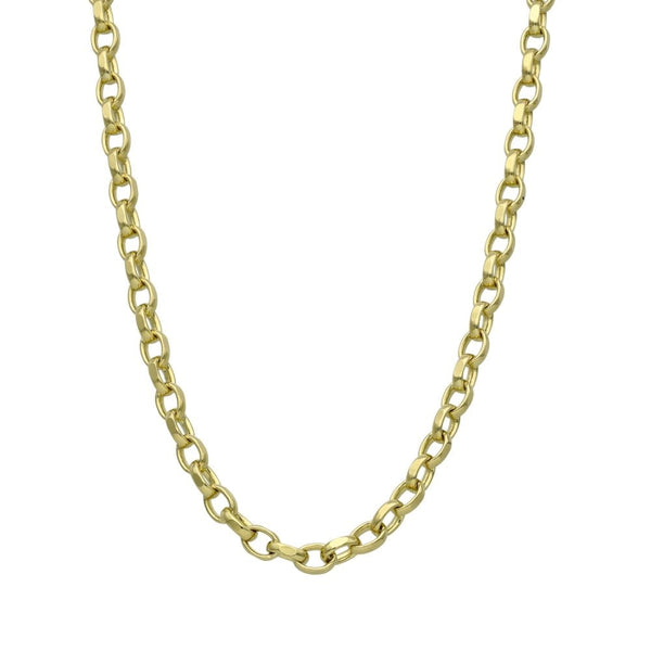 9ct Yellow Gold Belcher Chain - 24" - 21.6g