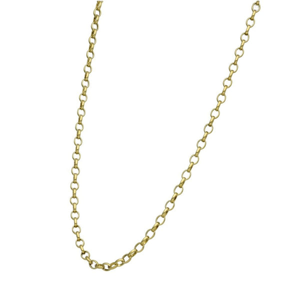 9ct Yellow Gold Belcher Chain - 24" - 6.4g