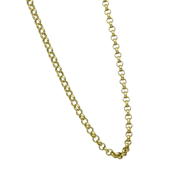 9ct Yellow Gold Belcher Chain - 24" - 12.5g